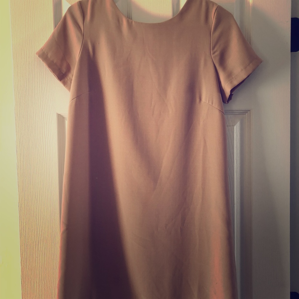 Tan Lulus Shift Dress
